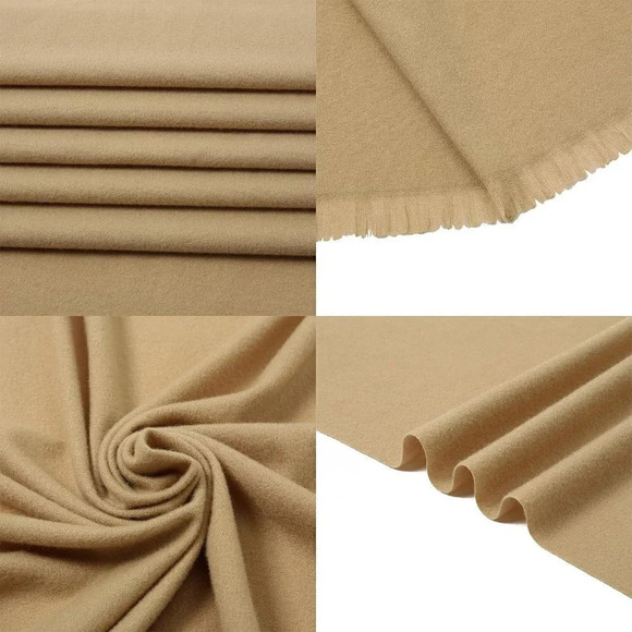 Swat Pany Scarf For Women Winter Pashmina Shawls  For Women Wedding Shawls-Camel - Picture 7 of 7